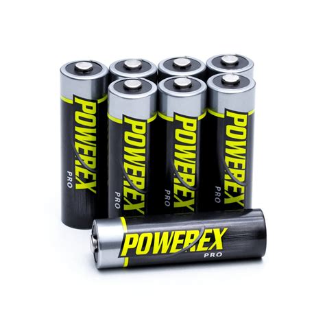 Powerex PRO High Capacity Rechargeable AA NiMH Batteries (1.2V, 2700mAh ...