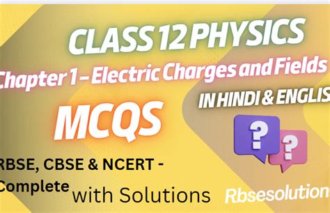 Image result for Class 12 Physics Chapter 1 Solution Question and Answers