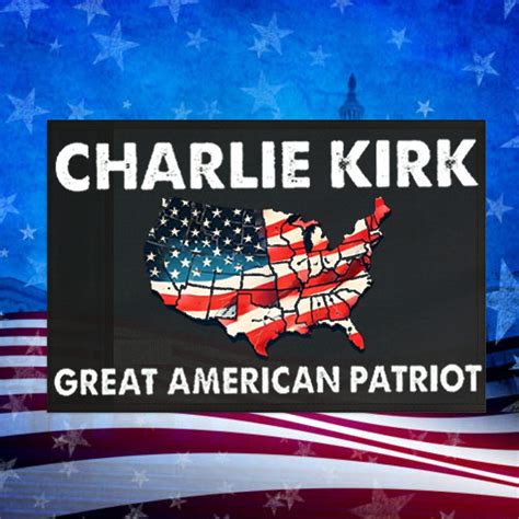 Charlie Kirk Great American Patriot Flag