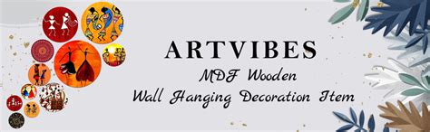 Artvibes Designer Engineered Wood Wall Hanging Decoration Item for Home ...
