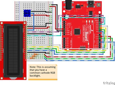 Basic Character LCD Hookup Guide