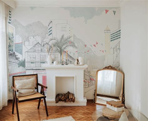 Get Hand-Sketched Urban Street Wallpaper – Trendy City Wallpaper