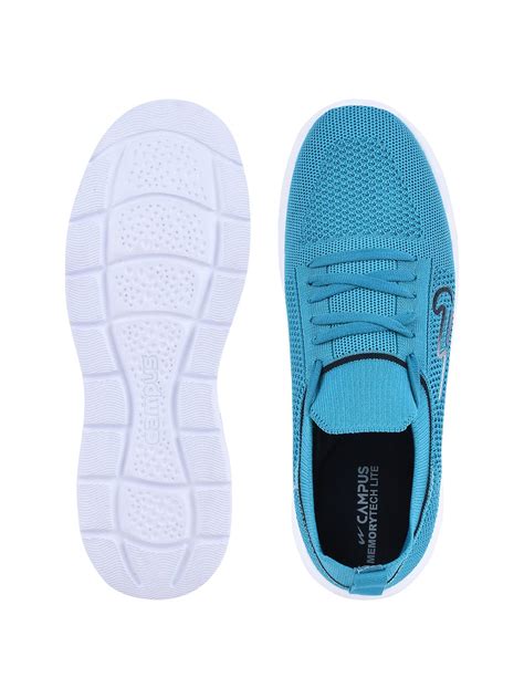 Buy Running Shoes For Women: Camp-Bency-Ocean-Blu-Blu | Campus Shoes