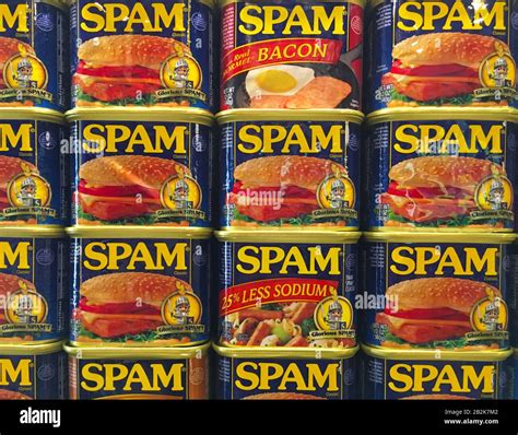 Spam cans hi-res stock photography and images - Alamy