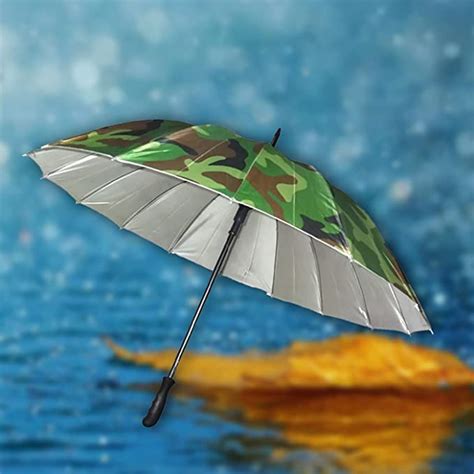 Whixant Army Print Golf Umbrella With Strong & Long Handle, Rain and ...