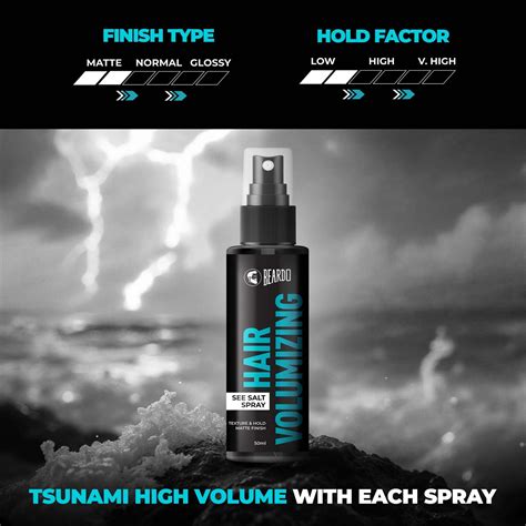 Beardo Hair Volumizing Sea Salt Spray (50ml) – Beardo India