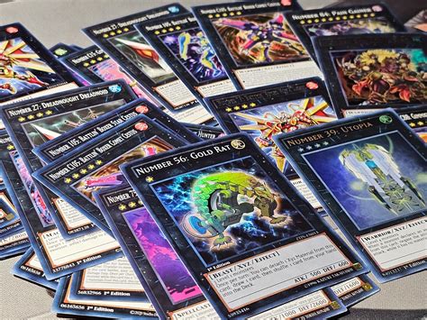YuGiOh TCG Bulk Lot 10 Random NUMBER XYZ Cards English HOLO/Common NO ...