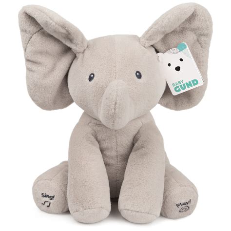 GUND Baby Official Animated Flappy The Elephant Stuffed Animal Baby Toy Plush for Baby Boys and ...