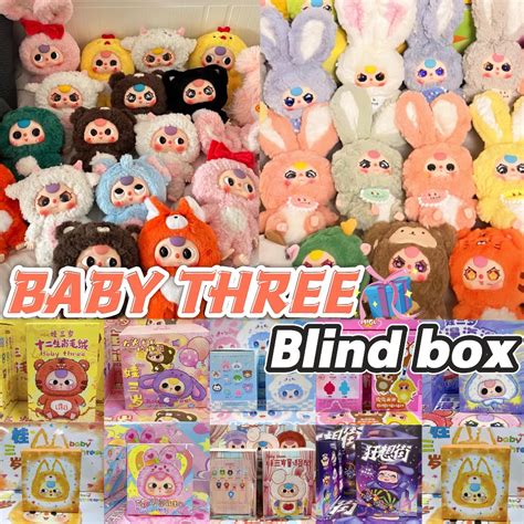 Baby Three 400%/Macaron Bunny/zipper bag/migo/LABUBUสัตว์ทะเล พวงกุญแจ เบบี้ทรี | Shopee Thailand