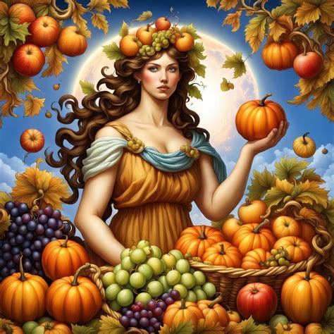Harvest Goddess - AI Generated Artwork - NightCafe Creator