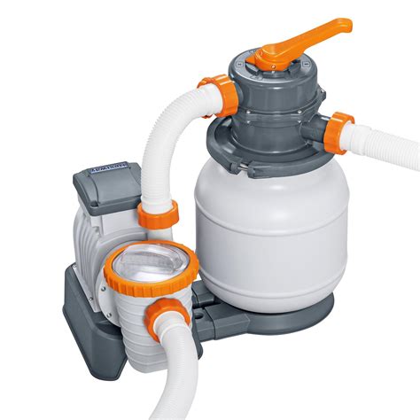 Buy Bestway58498E Flowclear 1500 Gallon Sand Filter Pool Pump for Above ...