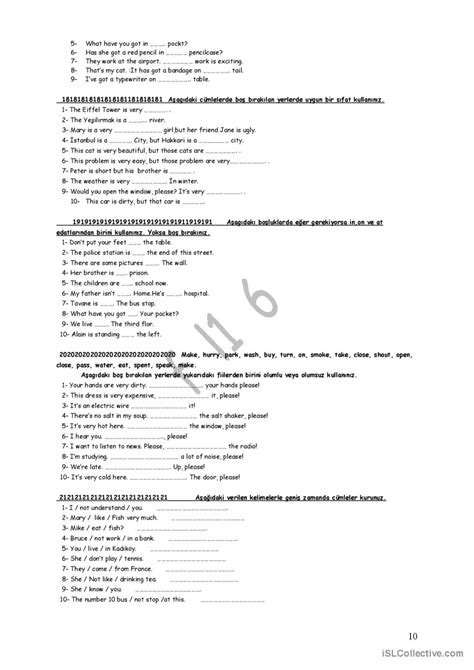 Image result for English Homework Worksheets