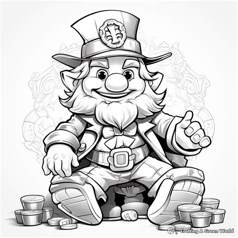 Free Leprechaun Coloring Pages