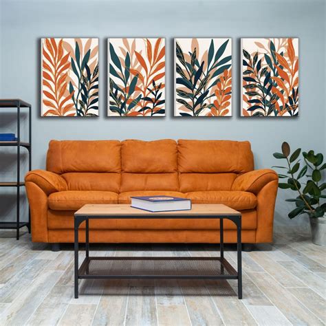 Hand Drawn Botanical Wall Art Set Of 4 – Myindianthings