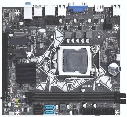 ZEBRONICS ZEB-H81M2 with PCIE M.2 / NVMe Slot (LGA 1150 Socket) LGA ...
