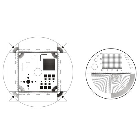 Gringoo 2PCS Microscope Calibration Ruler, High Precision Film Point ...