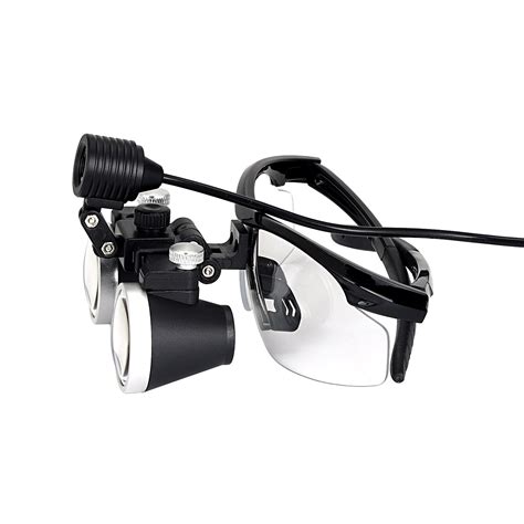 Buy Dental 3.5X Magnifier Medical Binocular Loupes + Surgical LED Head ...