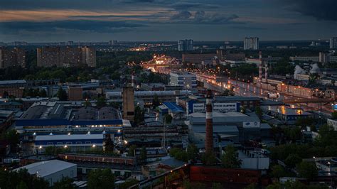 Download wallpaper 3840x2160 buildings, road, lights, night, city 4k ...