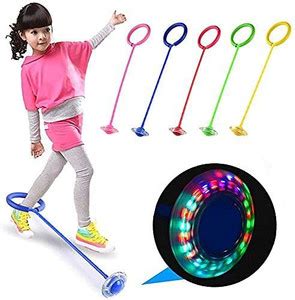 primil Leg Ring Ankle Skip Ball Colorful Light Flashing Jumping Ring ...