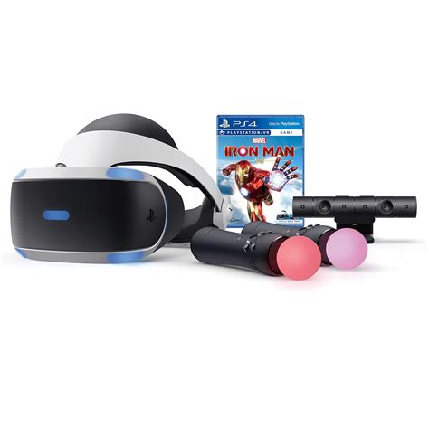 PlayerO Play-Station VR Marvel's Iron Man VR Bundle: Headset, Camera, 2 ...