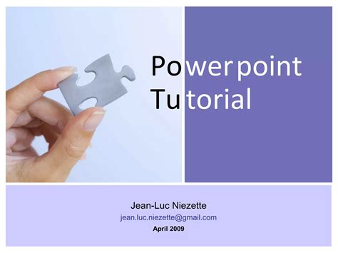 PowerPoint Tutorial 的图像结果