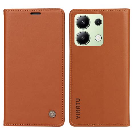 YIKATU YK-001 For Xiaomi Redmi Note 13 4G Case Wallet Phone Cover Magn ...