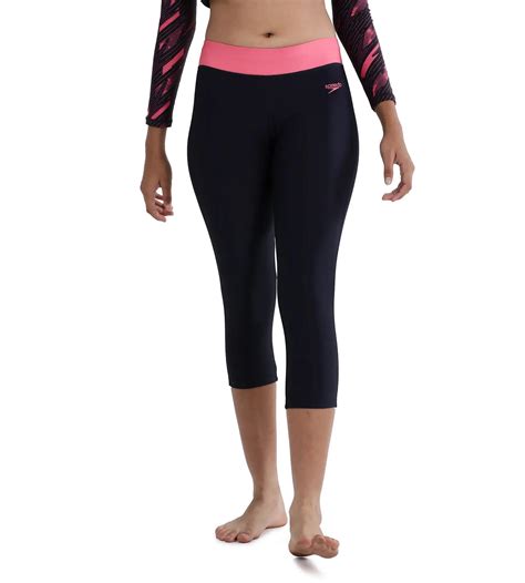 Buy Speedo Active Capri Truenavy-Fadango-Pink Swimactive Online ...