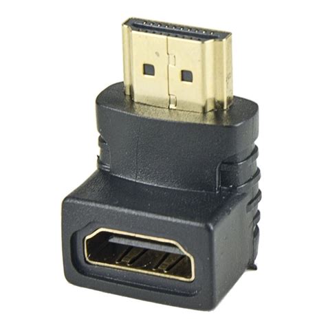 Buy Syba SD-HMM-HMF-L 90-Degree L-Shape HDMI 19-Pin Male to HDMI 19-Pin ...