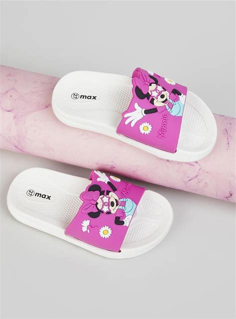 Buy Girls Minnie Mouse 3D Detailed Sliders Online at just Rs. 499.0 ...