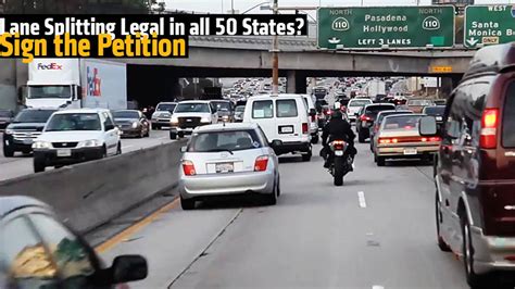 Should Lane Splitting be Legal in all 50 States? Sign the Petition