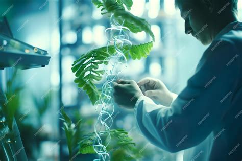 Premium Photo | Biotechnology the power of genetic engineering and the ...