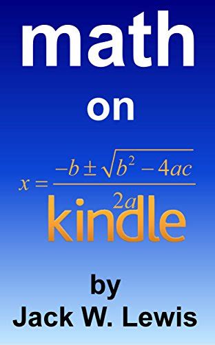 Math on Kindle: How to make equations and figures look good on any ...