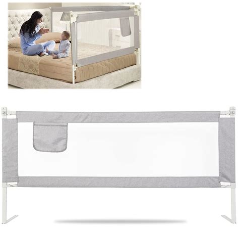 Queen Wood Bed Side Rails 10061 Queen/King Bed Rails Frame - YouTube