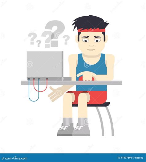 Athlete with Desktop Computer 的图像结果