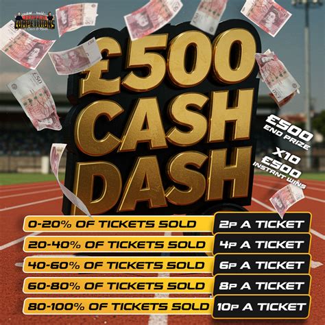 £500 CASH DASH - North East Competitions