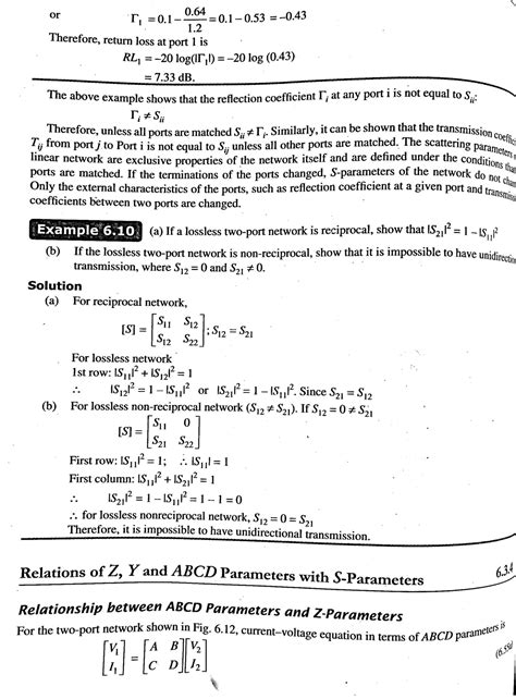 S parameter problems - btech - Studocu