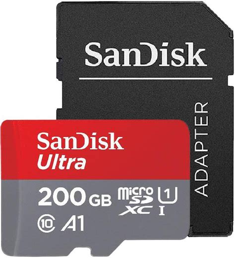 Buy Sandisk A1 Class 10 Microsdxc 200 GB Memory Card With Adapter ...