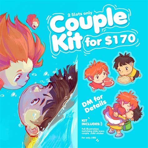[FOR HIRE] COUPLE KIT, kit includes: Chibis stickers, Couple ...