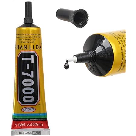 Ekon Pack of 1 T7000 Multipurpose Black Adhesive Waterproof Washable ...