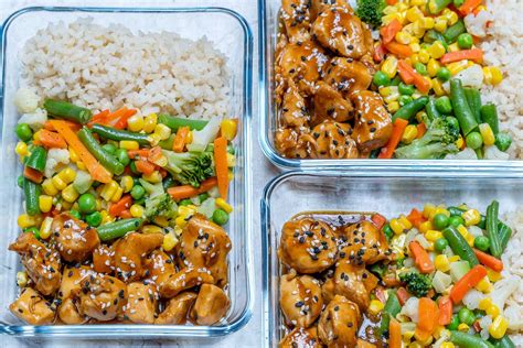 #MealPrep Teriyaki Chicken Bowls for Your Clean Eating Goals! | Clean ...