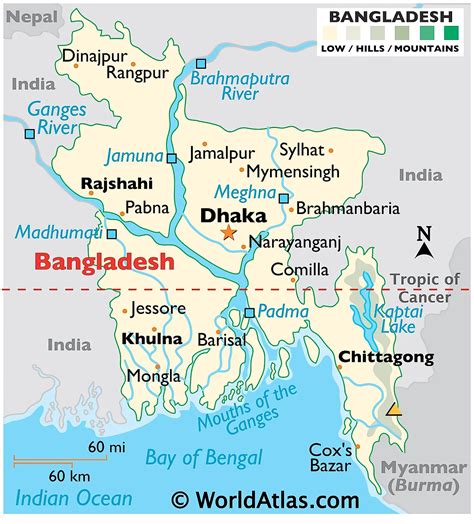 Bangladesh Maps & Facts - World Atlas