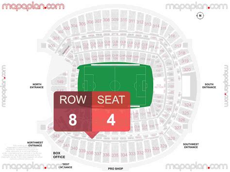 Seattle Lumen Field detailed interactive seating chart with seat & row ...