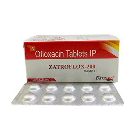 Zatroflox 200 - Ofloxacin Tablets IP - Zatropha Pharma