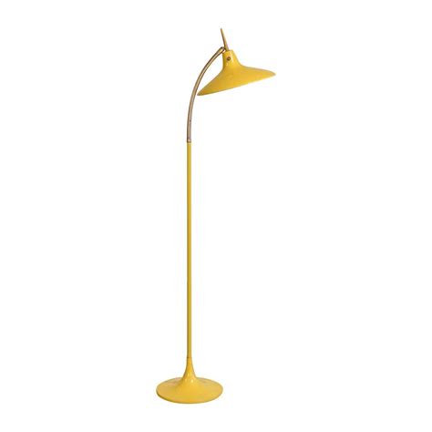 Mid-Century Yellow Floor Lamp by Richard Barr and Harold Weiss for ...