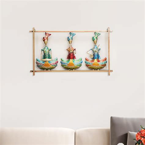 Buy Corsica Mystic India Metal Wall Accent from Corsica by Home Centre ...