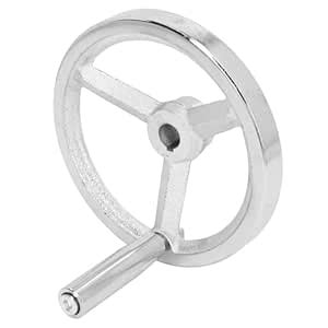 Lathe Handwheel, Cast Iron Lathe Hand Wheel Detachable Handle 160mm OD ...