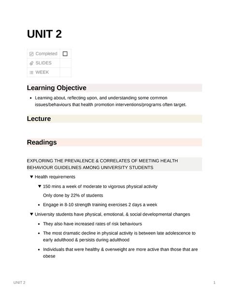 UNIT 2 - Lecture notes unit 2 - UNIT 2 Completed SLIDES WEEK Learning ...