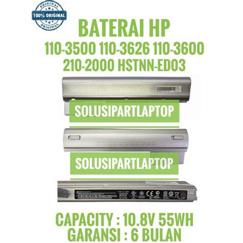 Jual BATERAI HP 110-3500 210-2000 110-3700 210-2004SA 210-2004 SILVER ...
