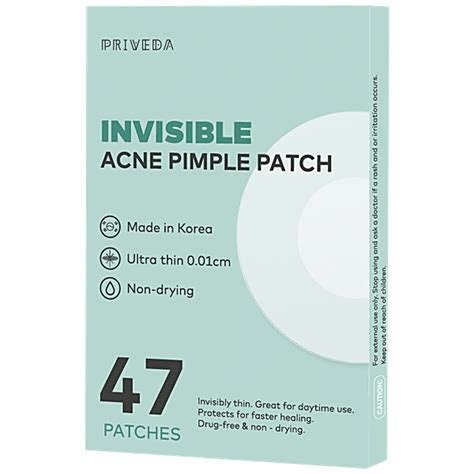 Buy PRIVEDA Invisible Acne Pimple Patch - Invisibly Thin, For Faster ...