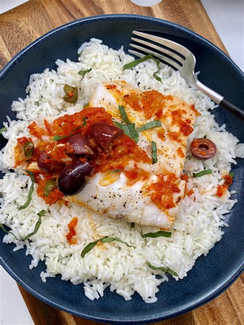 Mediterranean Poached Cod Recipe